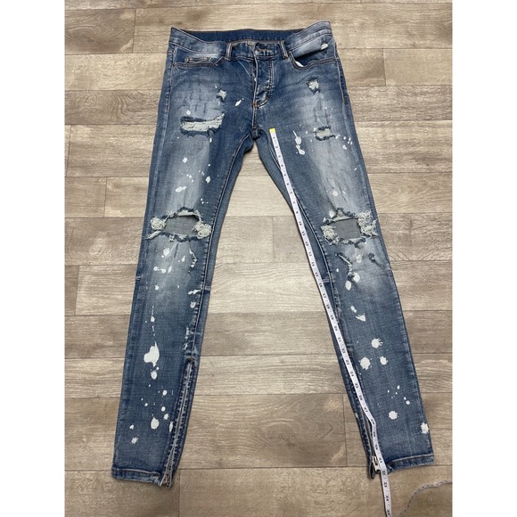 MNML distressed bleached jeans - Picture 3 of 6